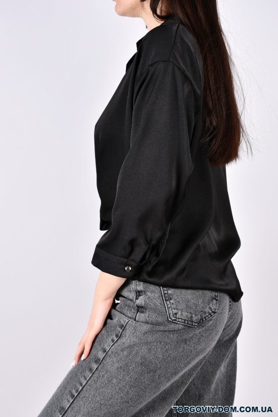 Блузка жіноча (кол. чорний) "ESAY" Розміри в наявності : 42, 44 арт.9526