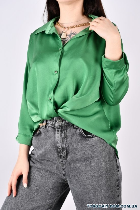 Блузка жіноча (кол. зелений) "ESAY" Розміри в наявності : 40, 42, 44 арт.9526