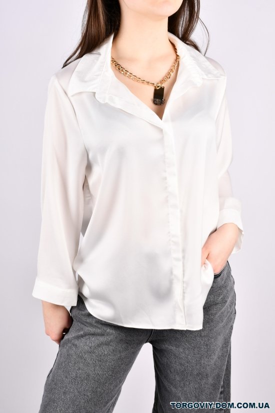 Блузка женская (цв.белый) "ESAY" Размер в наличии : 54 арт.9506/1B