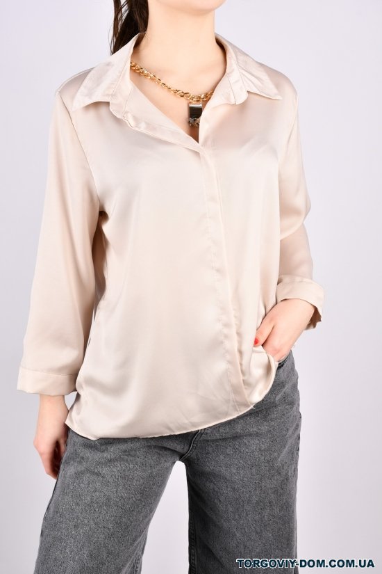 Блузка жіноча (кол. кремовий) "ESAY" Розмір в наявності : 54 арт.9506/1B
