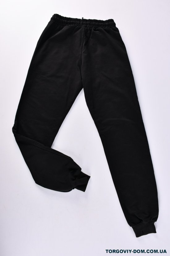 Штани для хлопчика (кол. чорний) трикотажні "DOFFBI" Зріст в наявності : 134 арт.5283-4