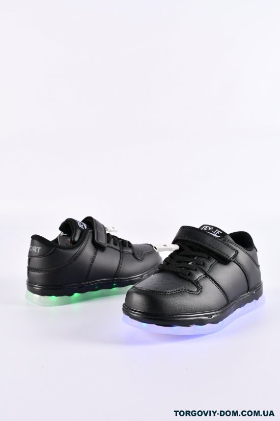 Кросівки дитячі "BESSKY" зі підошвою, що світиться Розміри в наявності : 32, 33, 34, 35, 37 арт.BD3421-1C