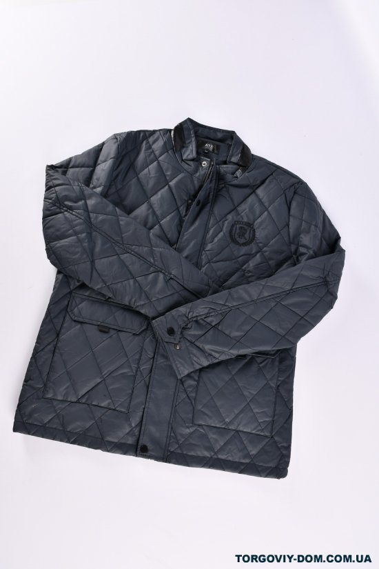 Куртка мужская из плащевки (цв.т.синий) демисезонная"ATE" Размеры в наличии : 46, 48, 50, 52, 54 арт.A-805