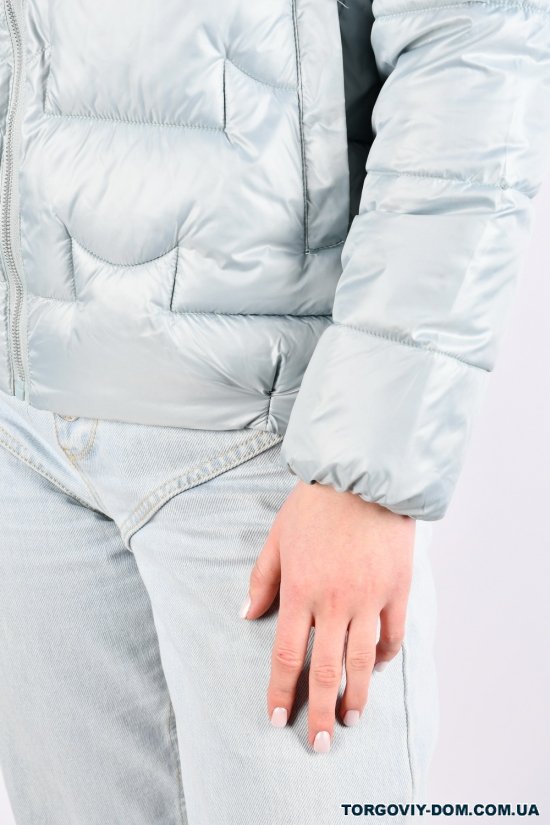 Куртка жіноча (кол. м'яти) болонева демісезонна Розміри в наявності : 42, 44, 46, 48, 50 арт.B-1022