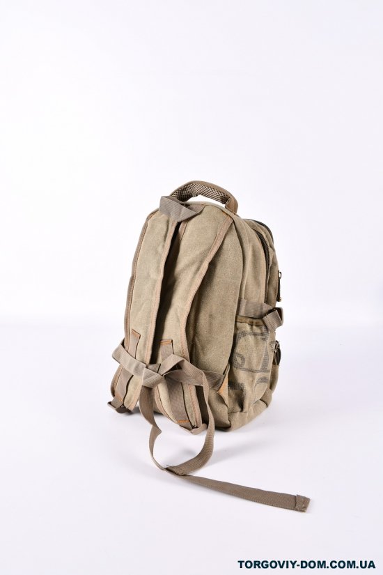 Рюкзак тканинний (кол. хакі) розмір 26/33/12 см арт.BH008