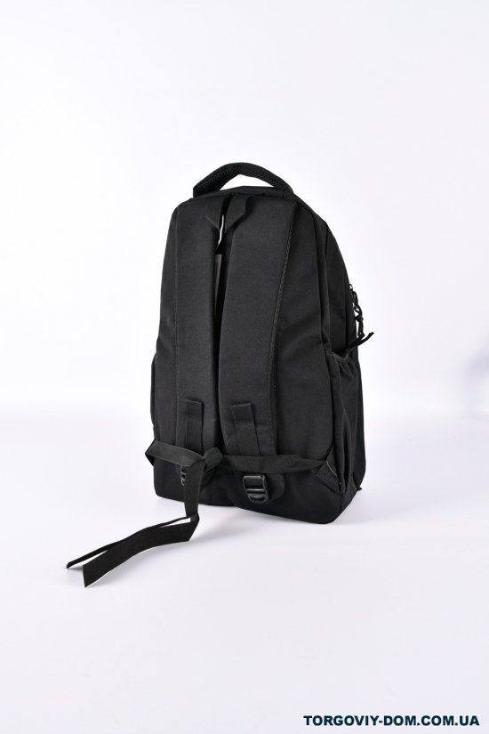 Рюкзак (кол. чорний) з плащової тканини розмір 41/28/13см арт.SN3865