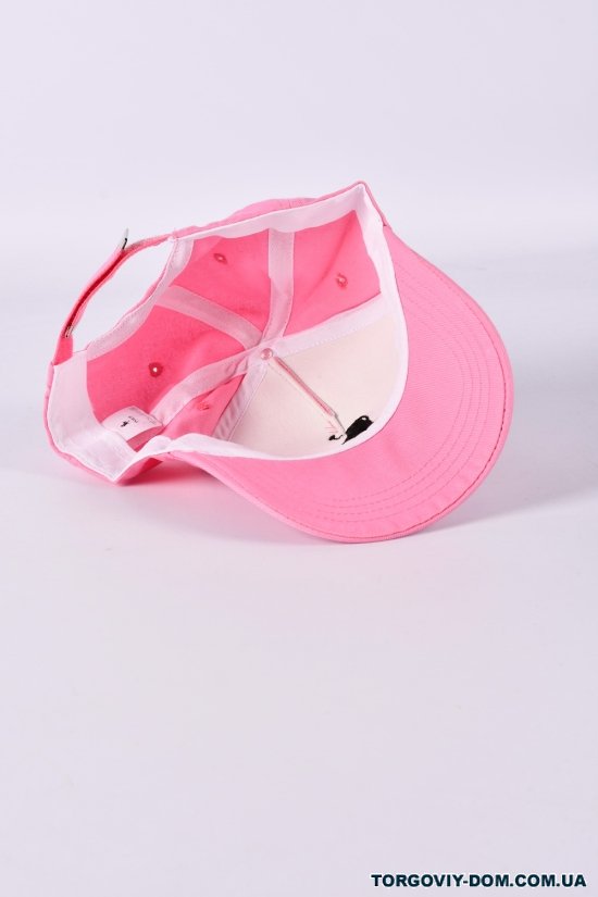 Бейсболка женская (цв.розовый) котоновая "POLO" арт.9522