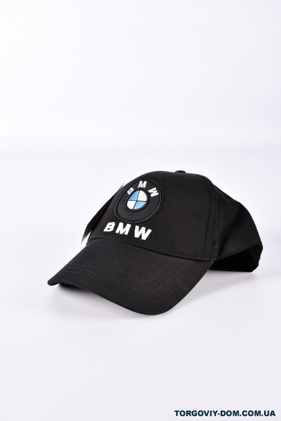 Бейсболка мужская (цв.чёрный) котоновая "BMW" арт.9517