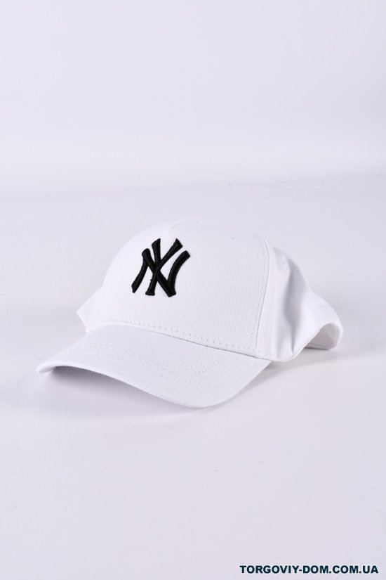 Бейсболка для мальчика (цв.белый) котоновая "NEW YORK" арт.9544
