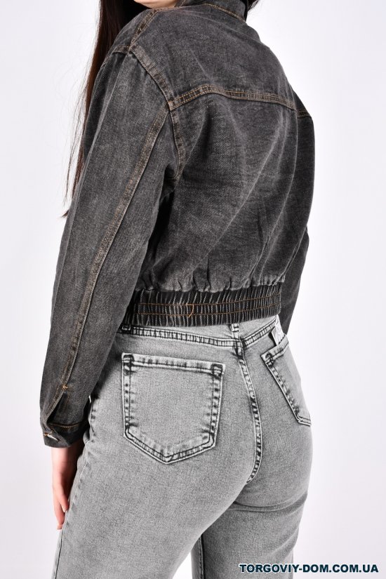 Жіночий піджак джинсовий (кол. т/сірий) "BASE" Розміри в наявності : 40, 42, 44 арт.A7690