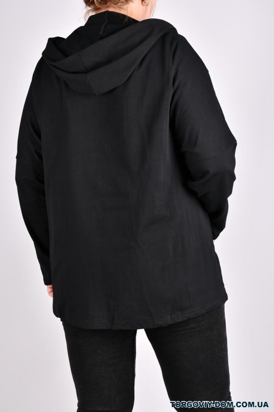 Кофта жіноча (кол. чорний) трикотажна "ANGORA" Розміри в наявності : 50, 52, 54 арт.311