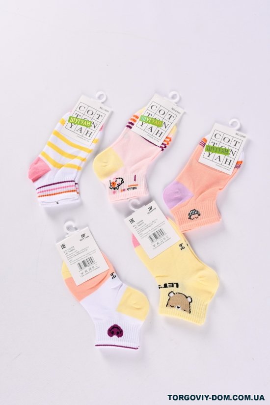 Шкарпетки для дівчинки "Шугуан" на 2-4 років (87% бавовна 13% лайкра) арт.С695-5