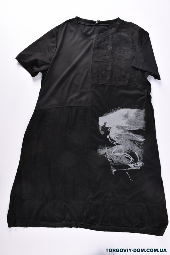 Сукня жіноча (кол. чорний) трикотажне розмір 48-50 арт.8273