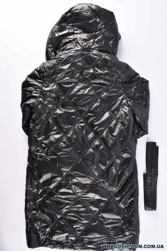 Куртка жіноча (кол. чорний) демісезонна болонева Розміри в наявності : 40, 42, 44, 46, 48 арт.2333