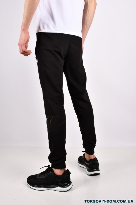 Чоловічі штани (кол. чорний) трикотажні Розміри в наявності : 46, 52 арт.006