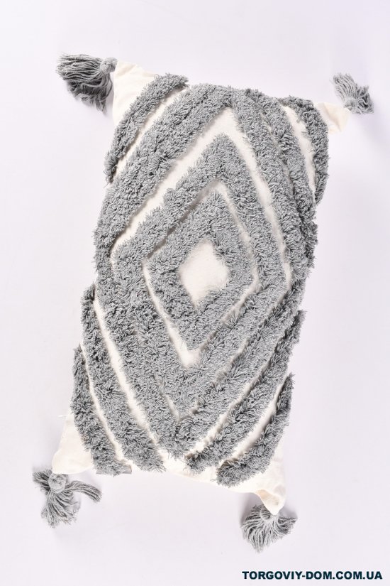 Подушка (колір сірий) розмір 30/50см арт.CH-1650-8