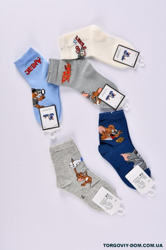 Шкарпетки для хлопчика вік 4-8 років (65% cotton, 30% polyester, 5% spandex) арт.M101-3