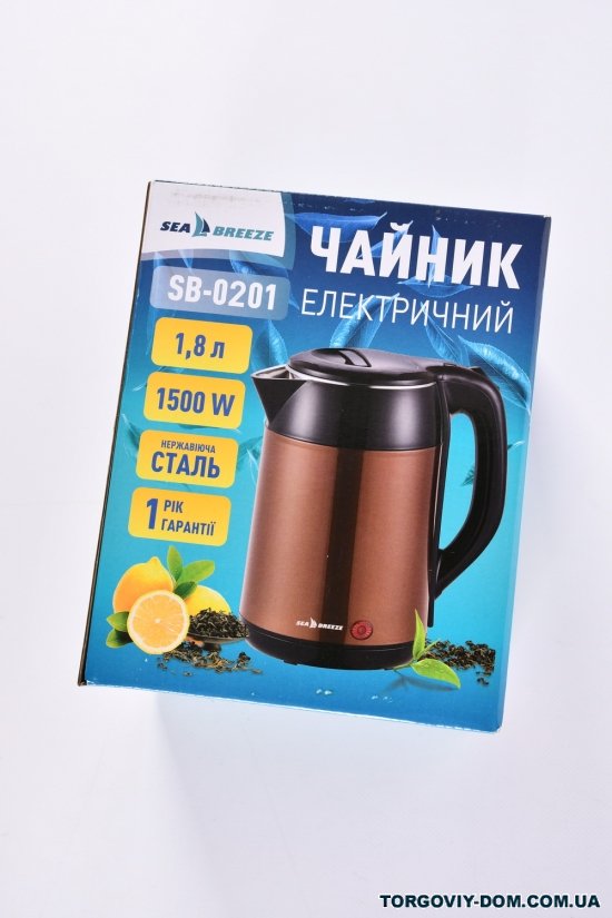 Електрочайник-термос дисковий 1.8 л. 1500 Вт. "SeaBreeze" арт.SB-0201