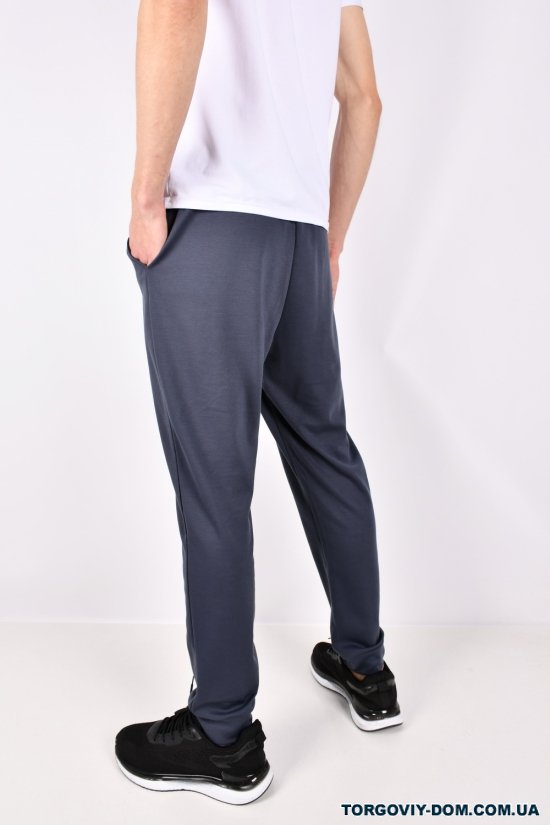 Чоловічі штани (кол. сіро-синій) трикотажні Розміри в наявності : 48, 50, 56 арт.JF3012