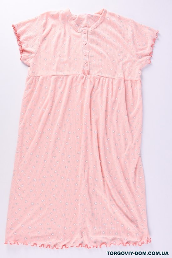 Ночная рубашка женская (цв. персиковый) Размер в наличии : 46 арт.F1729