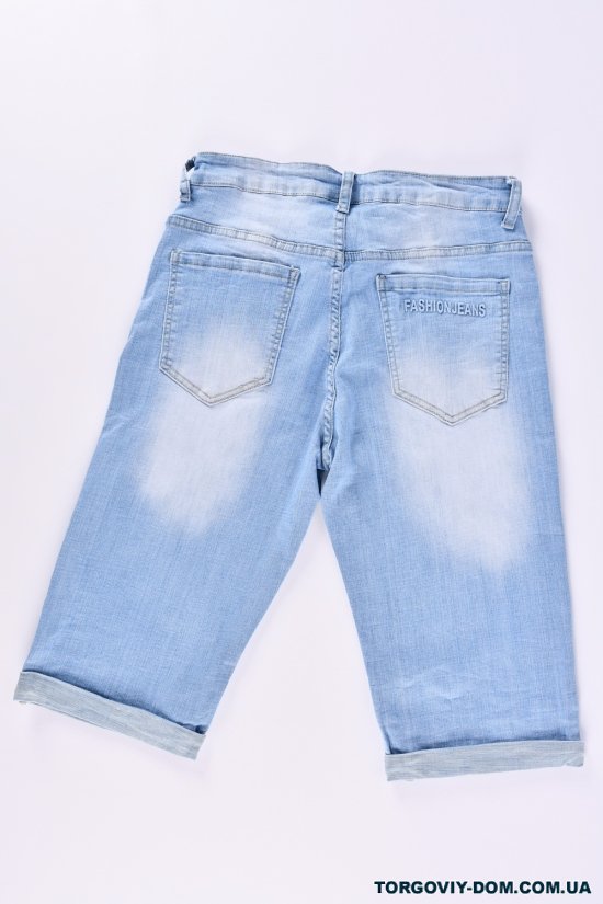 Бриджы джинсовые с стрейчем женские Размеры в наличии : 32, 36 арт.MF-2360