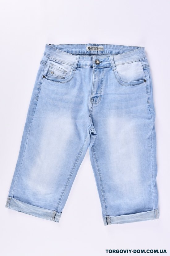 Бриджы джинсовые с стрейчем женские Размеры в наличии : 36, 38, 40, 42 арт.MF-2357
