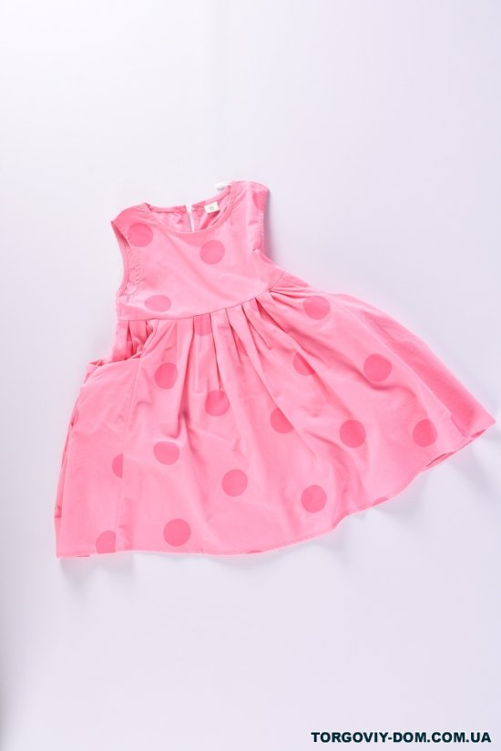 Платье для девочки (цв.розовый) "YALISI" Рост в наличии : 90, 98, 104, 110, 116, 120, 122, 130 арт.905
