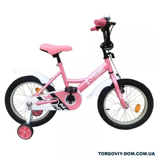 Велосипед (цв.розовый) сталь размер рамы 16" размер колес 16" "X-TREME MARY" арт.125005