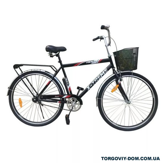 Велосипед (цв.черный/красный) сталь размер рамы 28" размер колес 28" "X-TREME RIDER" арт.125015