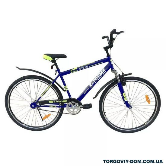 Велосипед (цв.синий/желтый) сталь размер рамы 28" размер колес 28" "X-TREME STELS" арт.125033