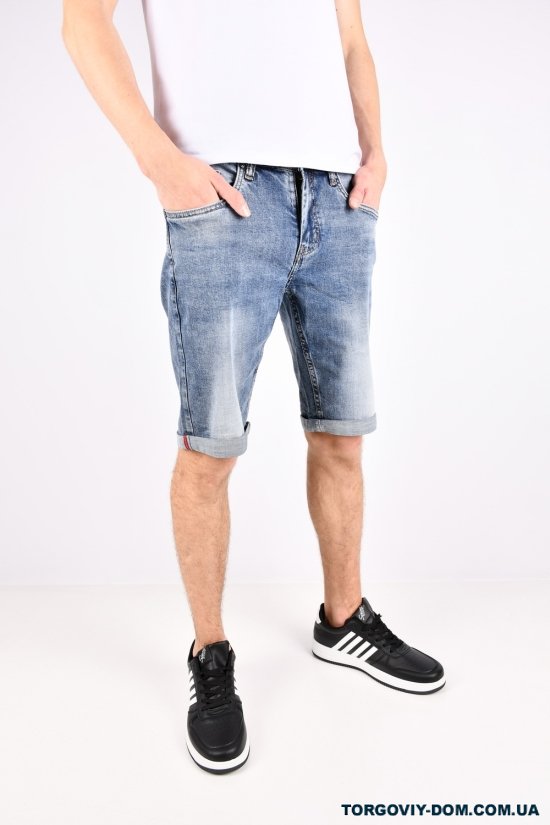 Шорты мужские джинсовые стрейчевые "PAGALEE" Размер в наличии : 34 арт.P6967D