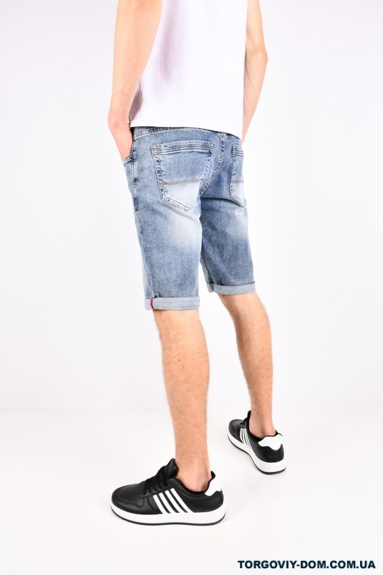 Шорты мужские джинсовые стрейчевые "PAGALEE" Размер в наличии : 34 арт.P6967D