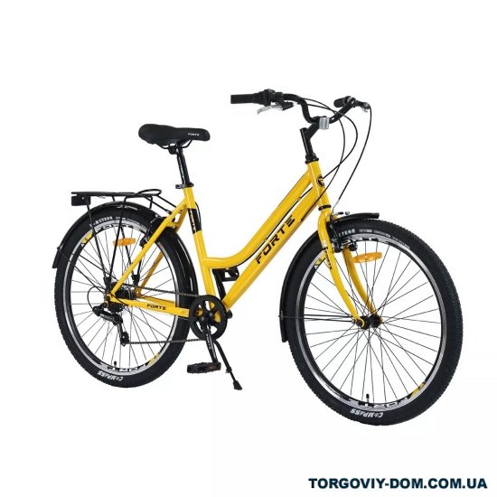 Велосипед (кол. жовтий) сталь розмір рами 19" розмір коліс 26" "FORTE CREED" арт.128228
