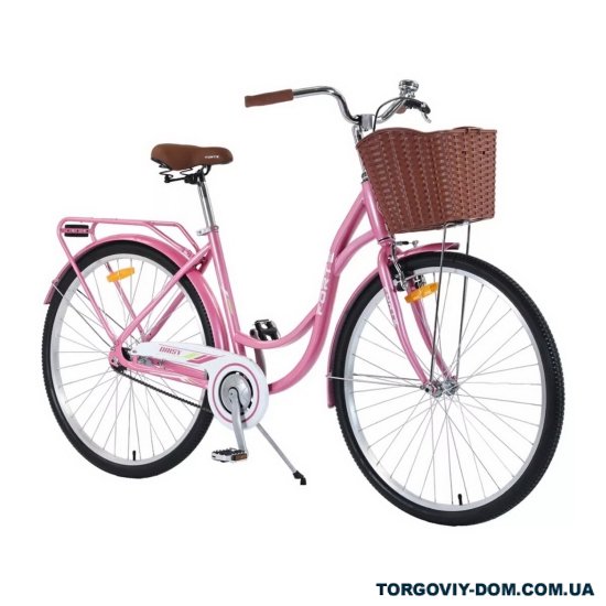 Велосипед (цв.розовый) сталь размер рамы 19" размер колес 28" "FORTE DAISY" арт.128221