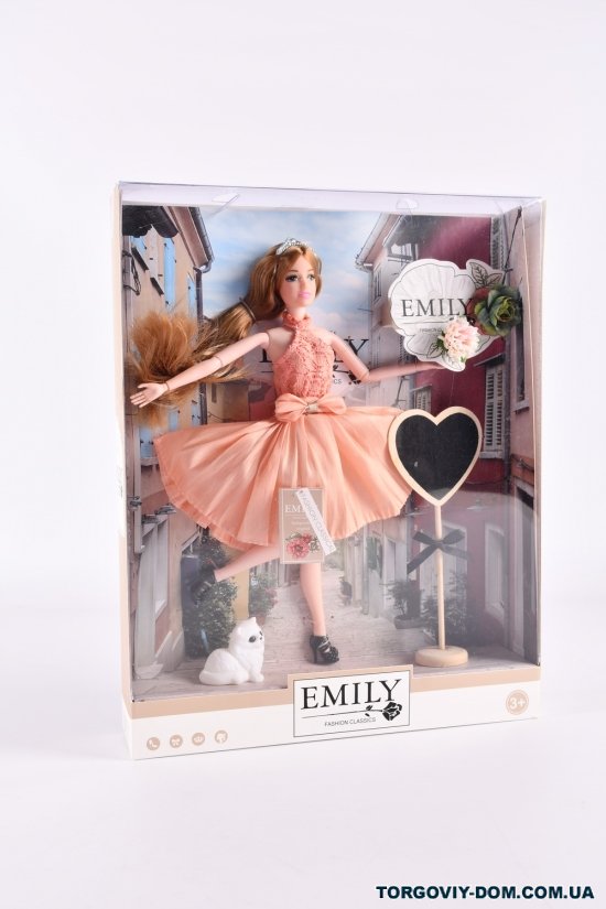 Лялька "EMILY" з аксесуарами розмір іграшки 29см арт.QJ099C