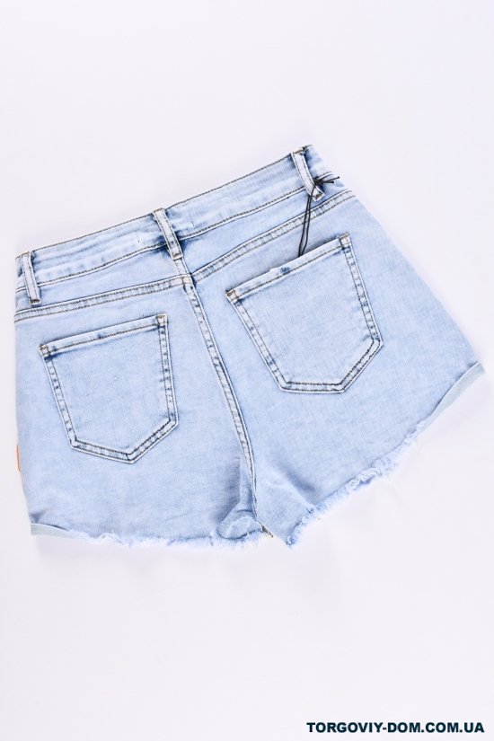 Шорты женские джинсовые стрейчевые "VANVER" Размеры в наличии : 25, 26, 30 арт.A768