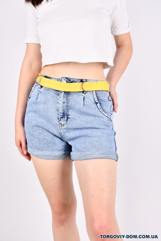 Шорты женские джинсовые стрейчевые "VANVER" Размер в наличии : 31 арт.F-8776