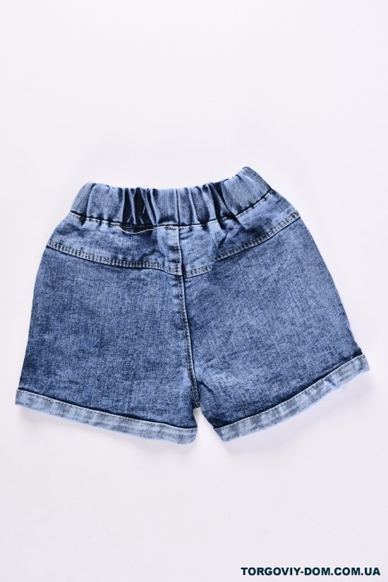 Шорты для девочки (цв.синий) джинсовые Рост в наличии : 86, 92, 98, 104 арт.767485