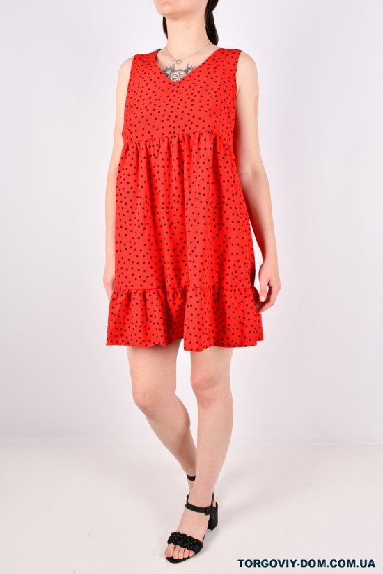 Платье женское (цв.красный) Размеры в наличии : 42, 44, 46, 48 арт.992