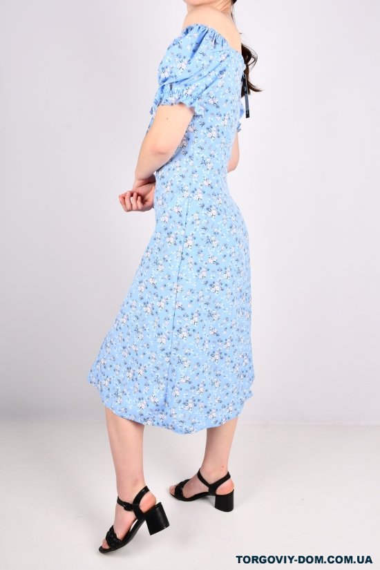 Платье женское (цв.голубой) Размеры в наличии : 42, 44, 48 арт.1025
