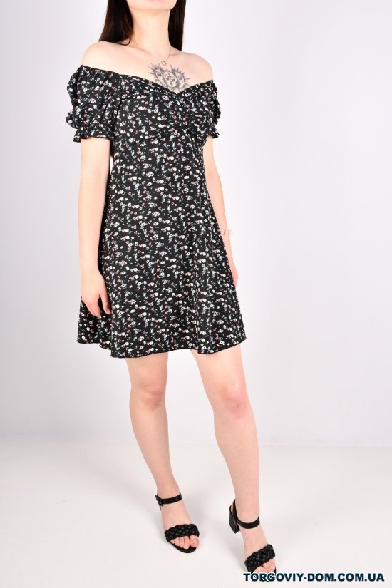 Платье женское (цв.черный) Размеры в наличии : 42, 46 арт.1024