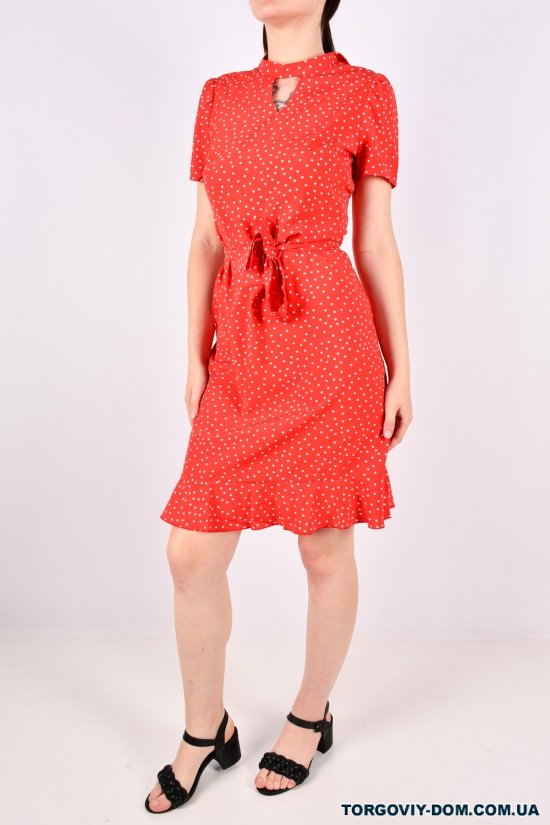 Платье женское (цв.красный) Размеры в наличии : 42, 44 арт.878