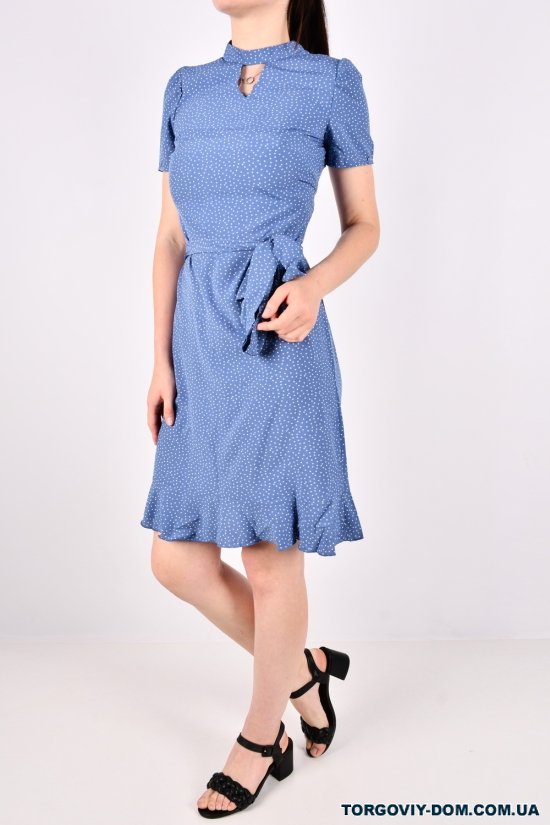 Платье женское (цв.синий) Размер в наличии : 42 арт.878