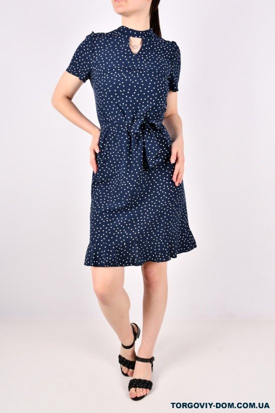 Платье женское (цв.т.синий) Размеры в наличии : 42, 44 арт.878