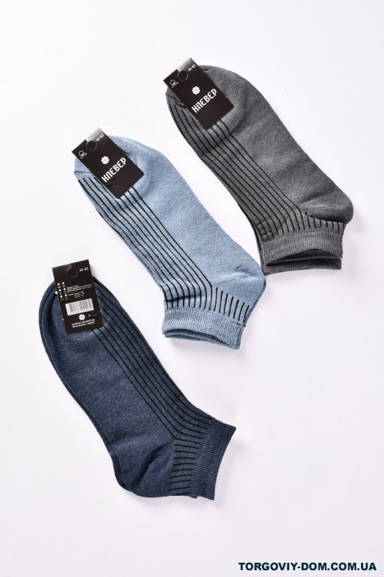 Шкарпетки чоловічі короткі "Кевер" розміри 41-45 (80% бавовна, 15% поліамід, 5% еластан) арт.сетка-5