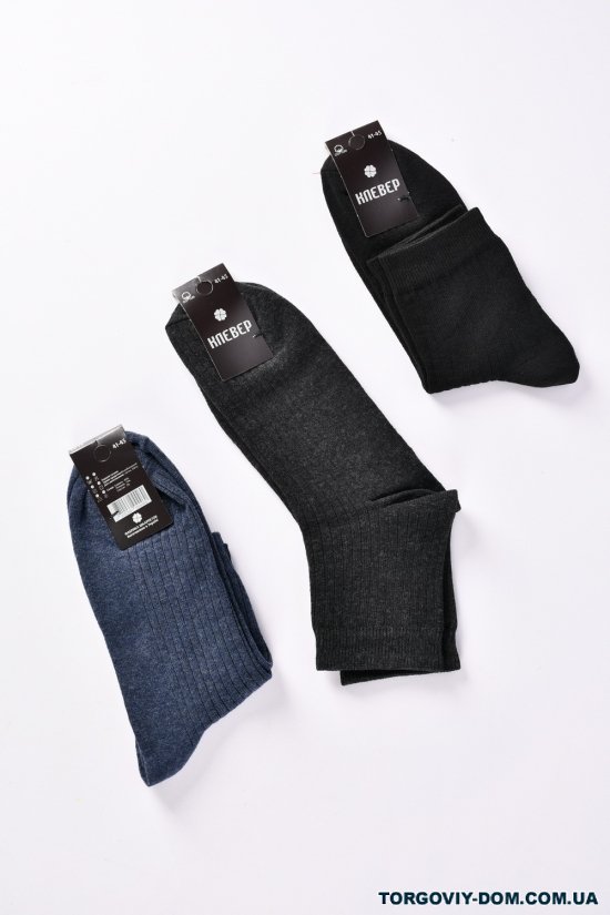 Шкарпетки чоловічі всесезонні "Конюшина" розміри 41-45 (80 бавовна, 15% поліамід, 5% еласт арт.полоска
