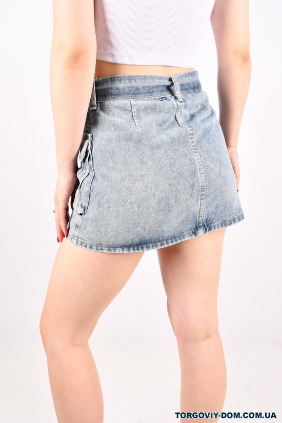 Юбка-шорты женская джинсовая "Saint Wish" размер 40-42 арт.20387