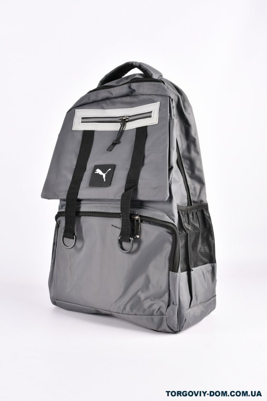 Рюкзак из плащевки  (цв.серый) размер 27/44/13 см. арт.F2008