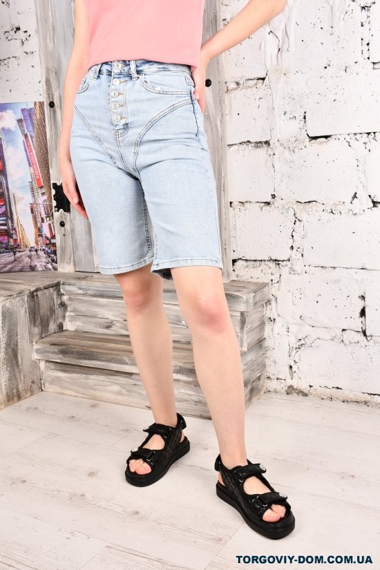 Шорти жіночі джинсові "ELCIDO" Розміри в наявності : 25, 26, 27, 28, 29 арт.00601