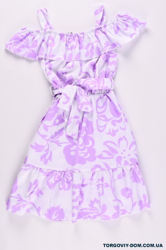 Платье для девочки (цв. сиреневый) Рост в наличии : 128, 134, 140, 146, 152 арт.661